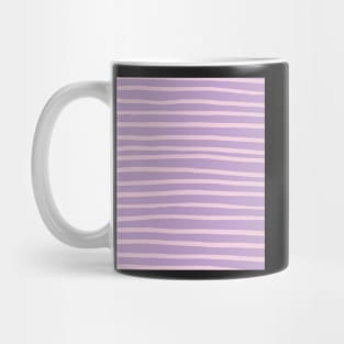 Lilac Abstract Mudcloth Lines Pattern Mug